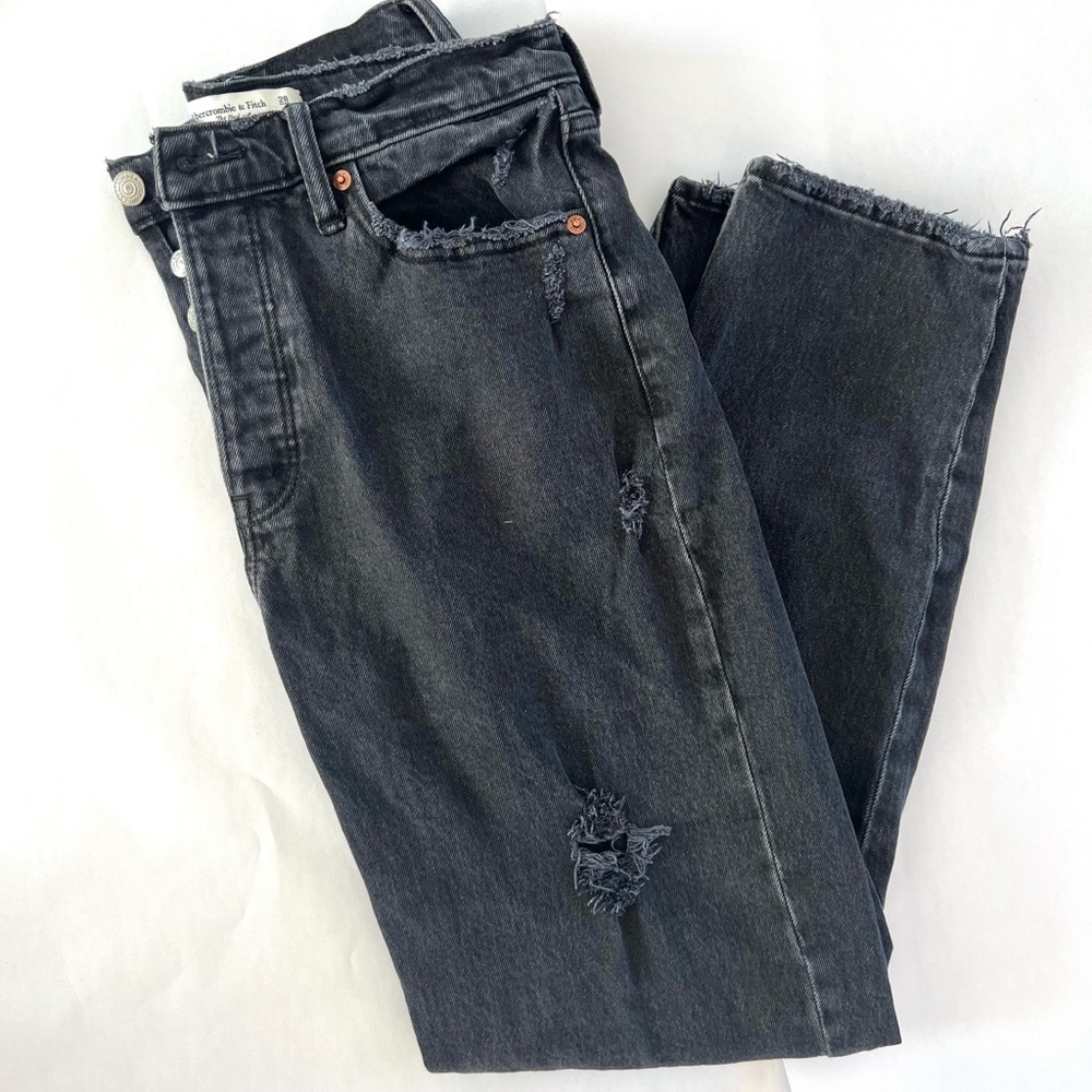 Abercrombie and Fitch Dad High Rise 28 Regular